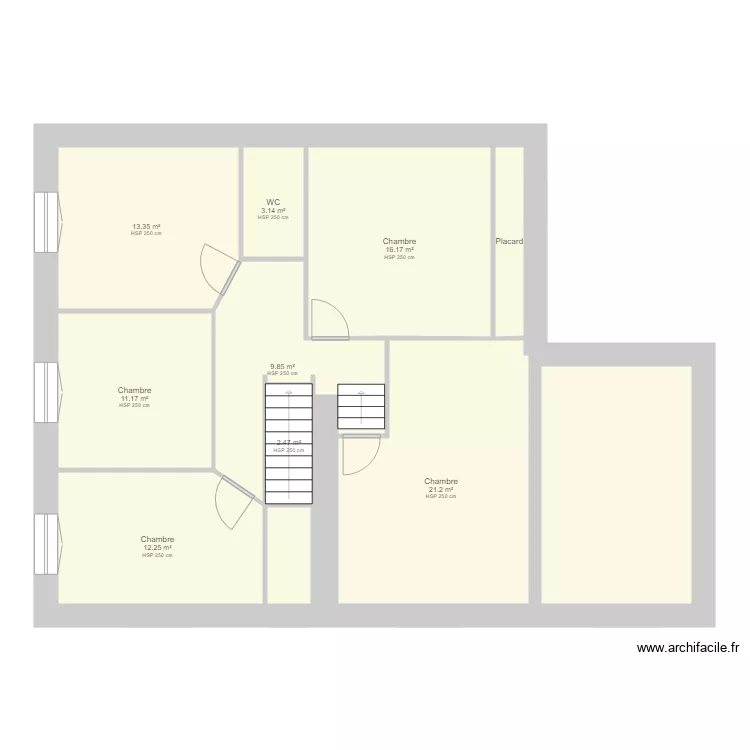 GRAVILLON GREGOIRE. Plan de 