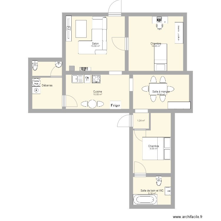 projet maison papy 2. Plan de 0 pièce et 0 m2