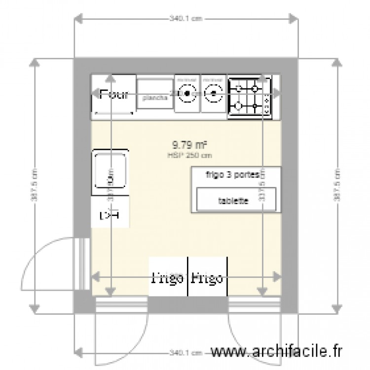 limprevue 1. Plan de 0 pièce et 0 m2