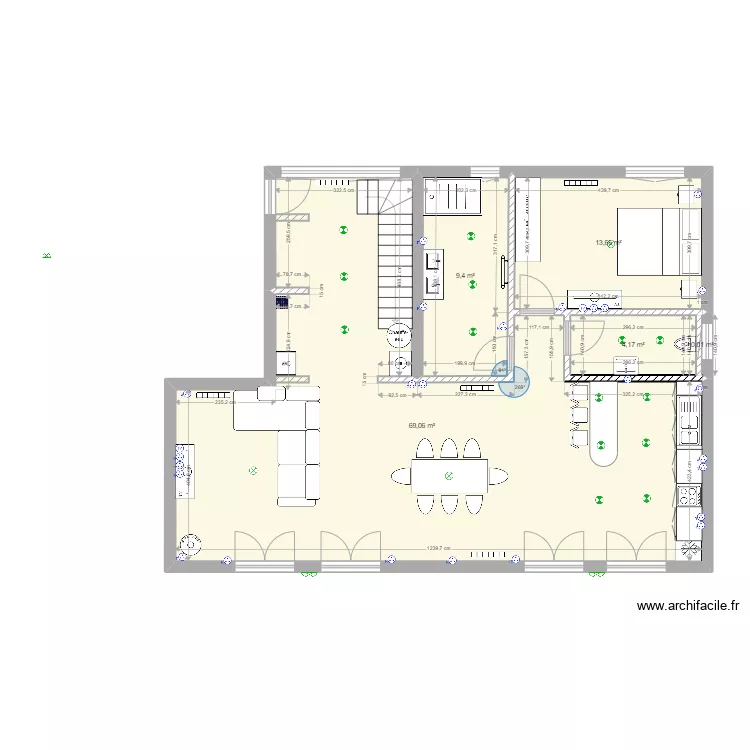 PLAN DIDIER REZ DE CHAUSSEE . Plan de PLAN DIDIER REZ DE CHAUSSEE . Plan de
