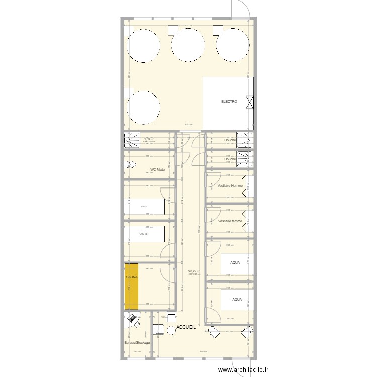 GUADELOUPE LOCAL 120 M2 131221. Plan de 14 pièces et 124 m2