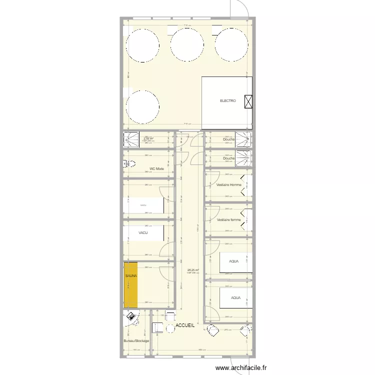 GUADELOUPE LOCAL 120 M2 131221. Plan de 