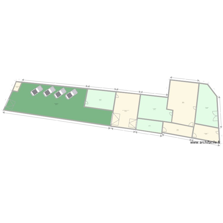 FIERFORT CADASTRE. Plan de 0 pièce et 0 m2