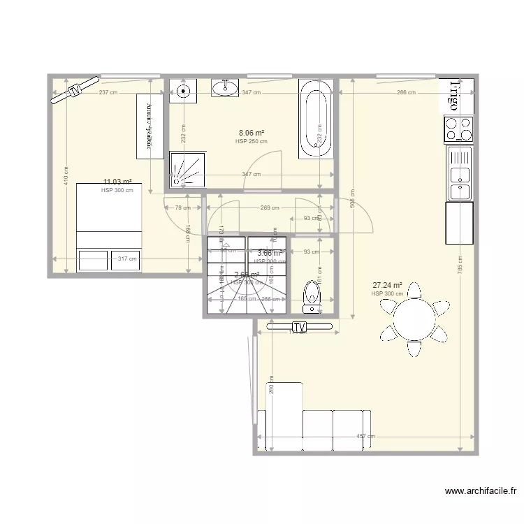 aire étage modif 3. Plan de aire étage modif 3. Plan de