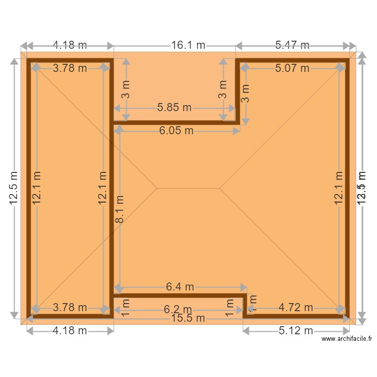 ROBERTIE. Plan de 0 pièce et 0 m2