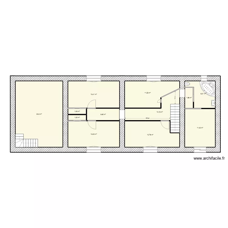 CADOLE 1er etage. Plan de CADOLE 1er etage. Plan de