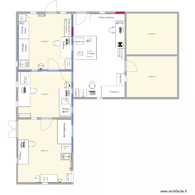 Labo FAE - grand revu PP. Plan de 