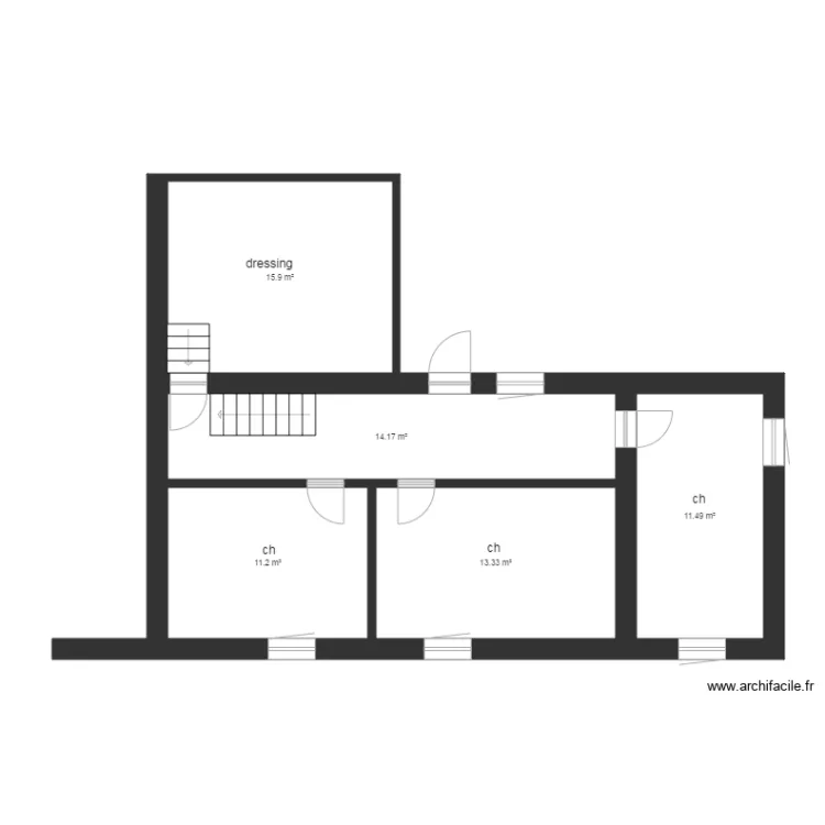 plan BOIS St Georges en Couzan. Plan de 