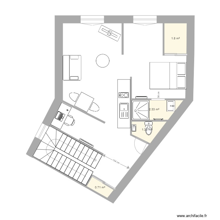 3 ème étage. Plan de 0 pièce et 0 m2