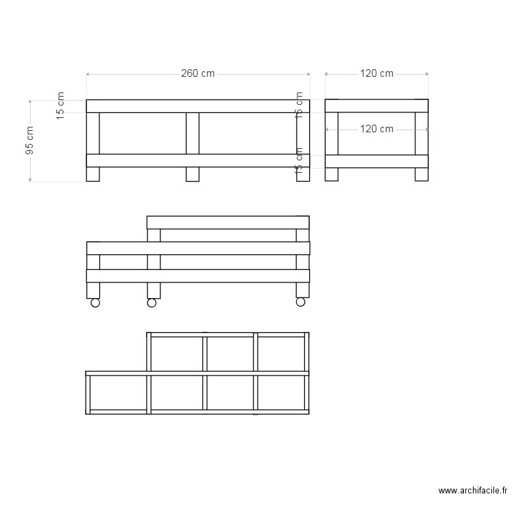 Etabli V1a. Plan de 0 pièce et 0 m2