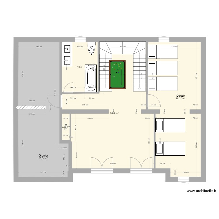 Menthon Etage 2. Plan de 0 pièce et 0 m2