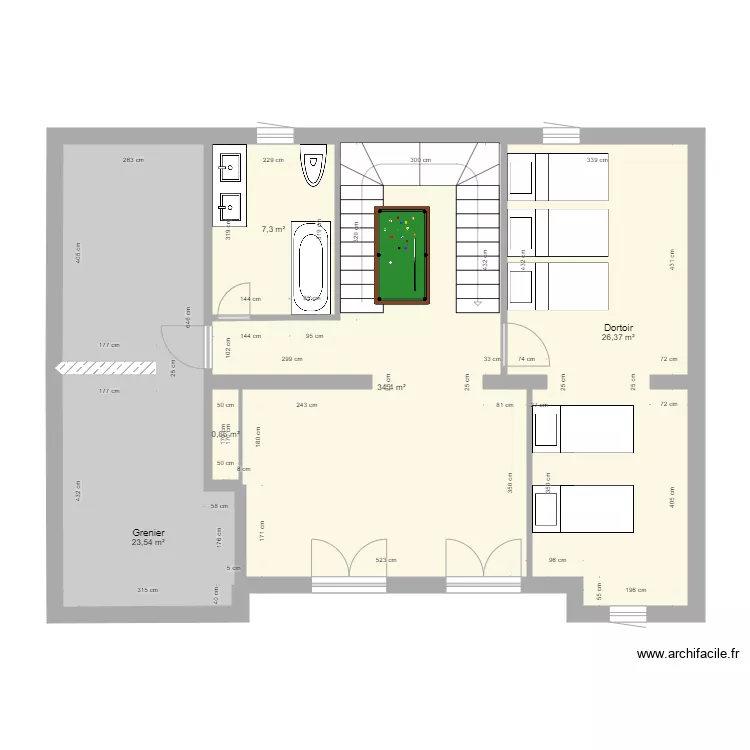 Menthon Etage 2. Plan de 