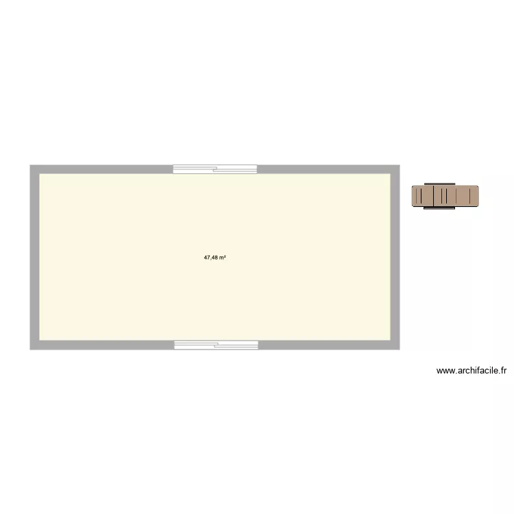 plan version 1. Plan de 