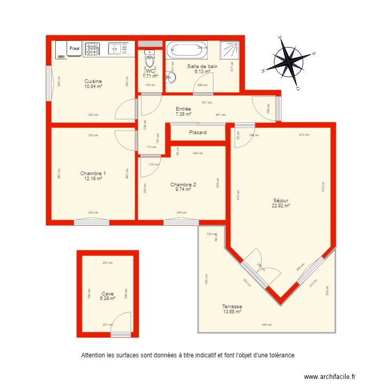 BI 3067  côté. Plan de 0 pièce et 0 m2