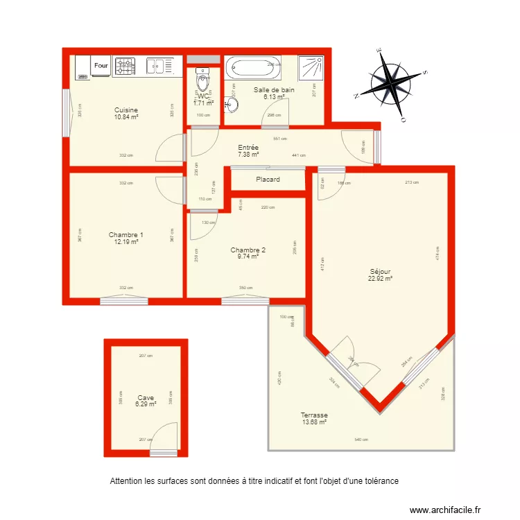 BI 3067  c&ocirc;t&eacute;. Plan de 