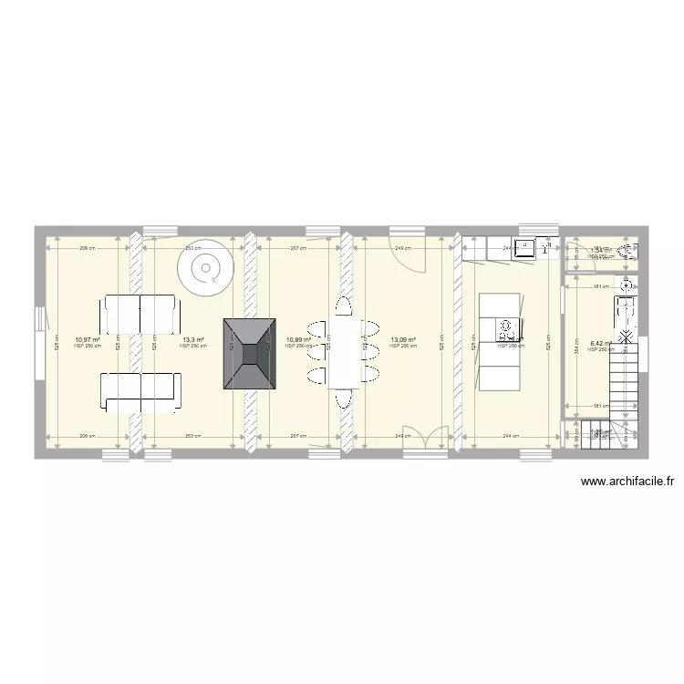 la colombière RDC. Plan de la colombière RDC. Plan de