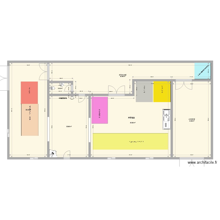 Pountet V3 25x12. Plan de 0 pièce et 0 m2