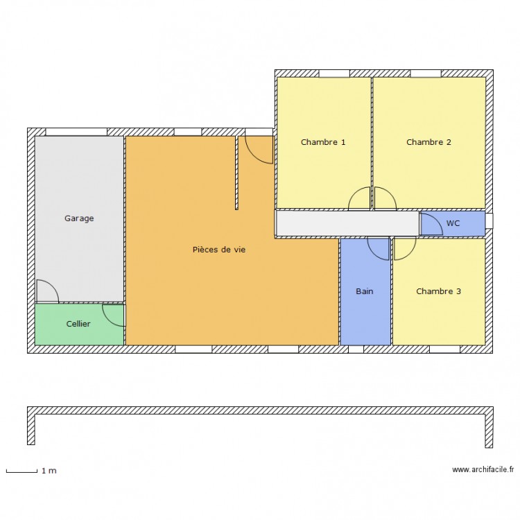 LORIE 4 garage. Plan de 0 pièce et 0 m2