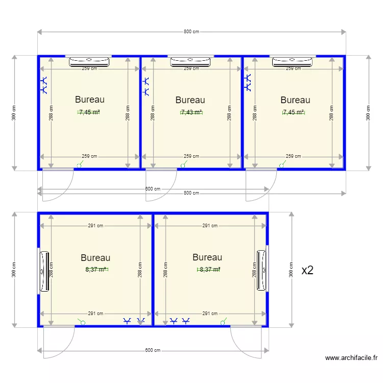 SOS Village Bureau. Plan de 