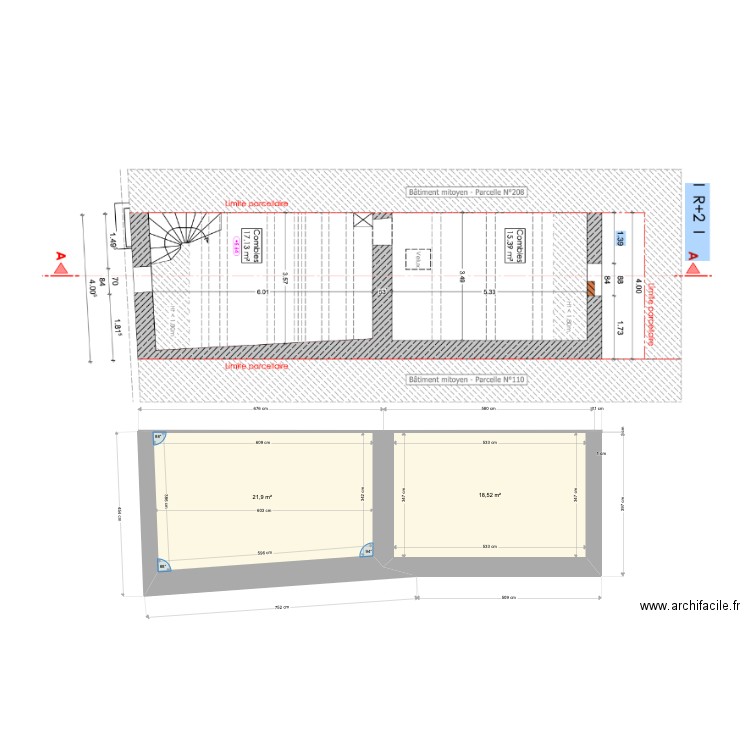 Leucate village 2eme Origine. Plan de 0 pièce et 0 m2