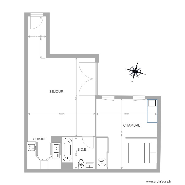 BENSABA. Plan de 0 pièce et 0 m2