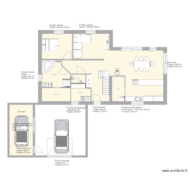 plan intérieur 1. Plan de 0 pièce et 0 m2