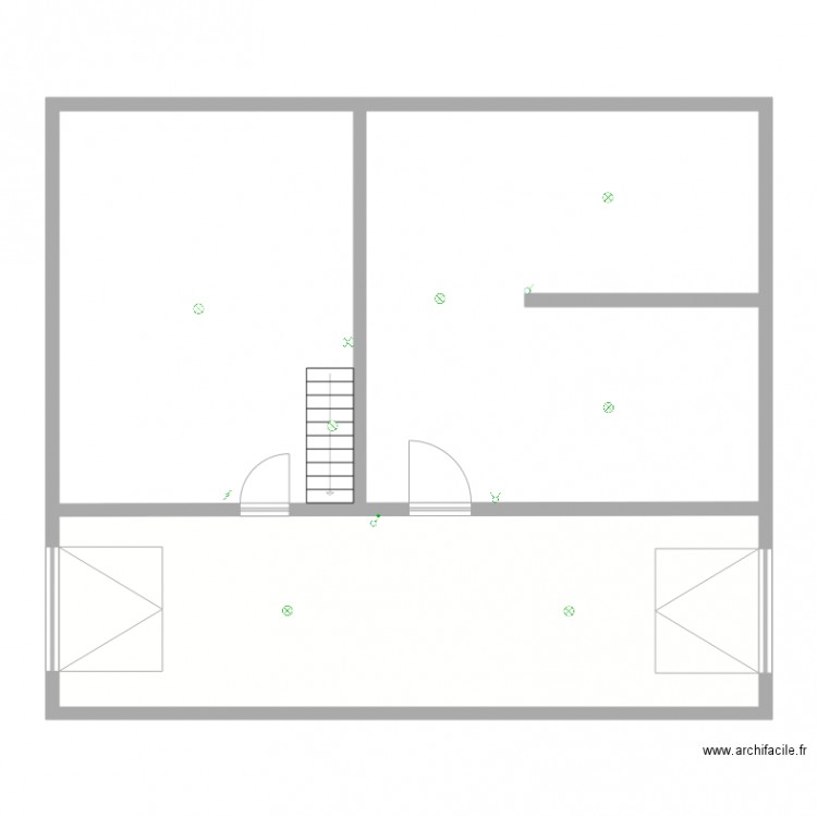 éclairage sous sol jeremy. Plan de 0 pièce et 0 m2