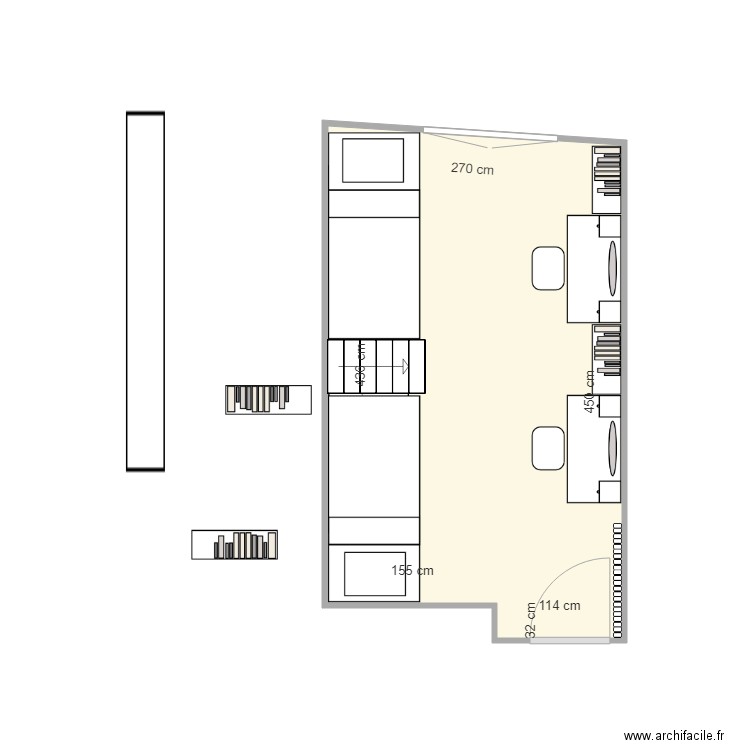 CHAMBRE LINES BIS. Plan de 0 pièce et 0 m2