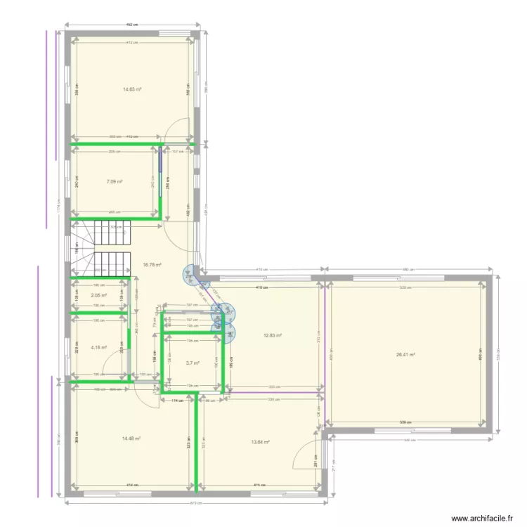 RDC Jacqueline surfaces. Plan de 
