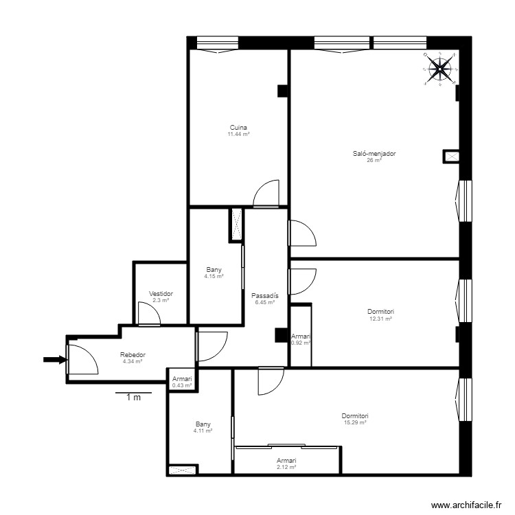 MIRADOR PARC IV 1 3 ESCALDES. Plan de 0 pièce et 0 m2