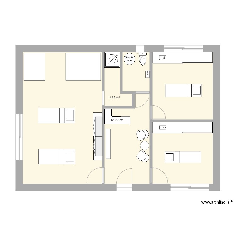 institut. Plan de 0 pièce et 0 m2