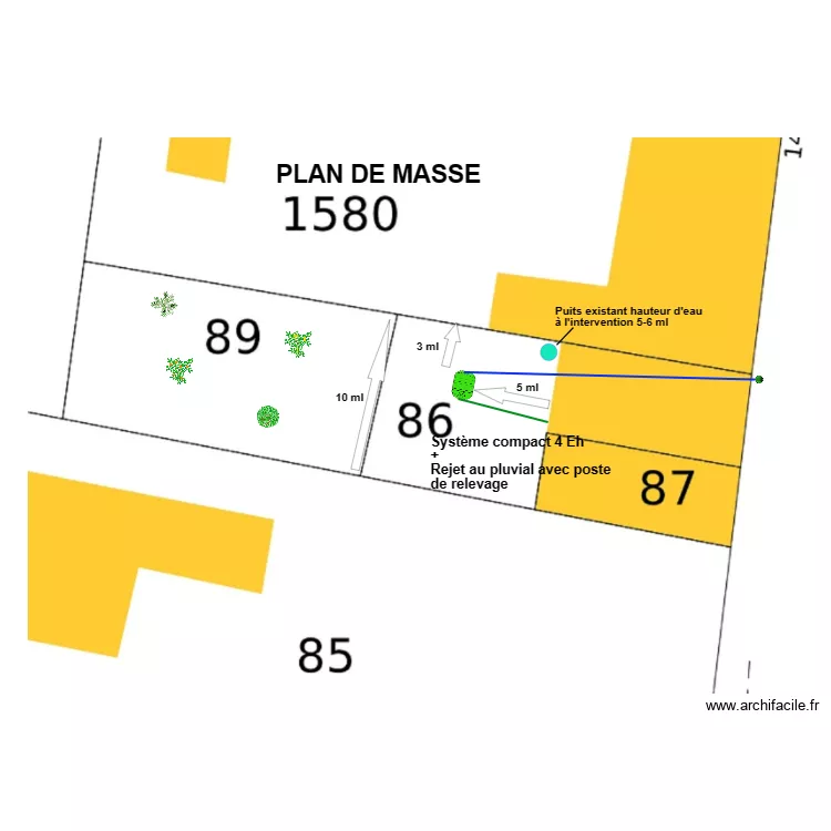 Galeazzi-Dupeyron Rieux. Plan de 