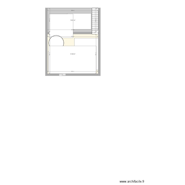 aménagement terrasse. Plan de 0 pièce et 0 m2