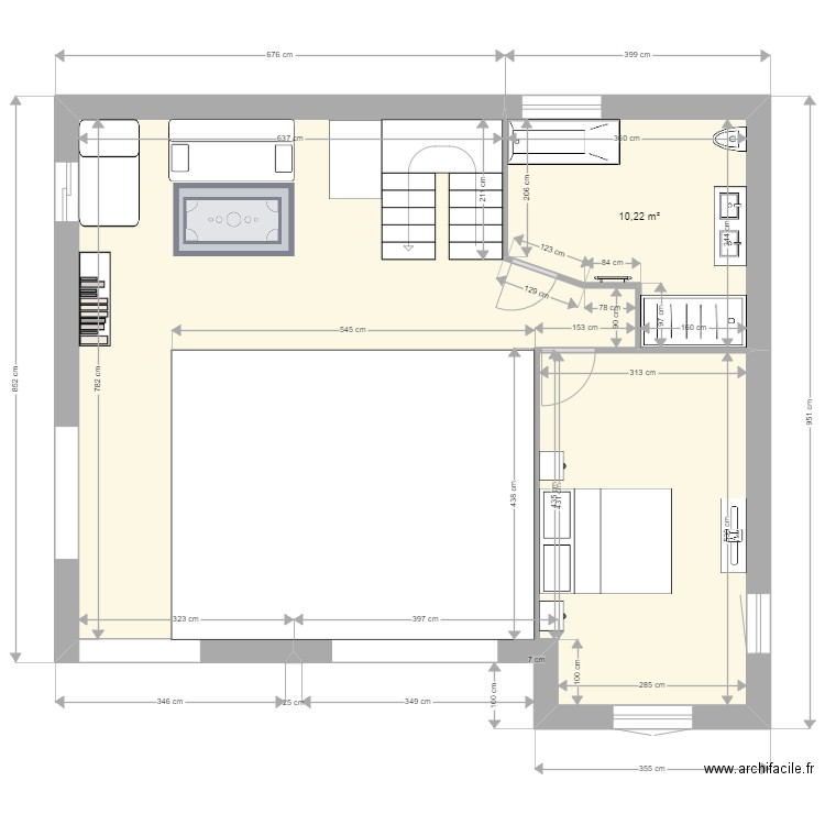 Etage. Plan de 0 pièce et 0 m2
