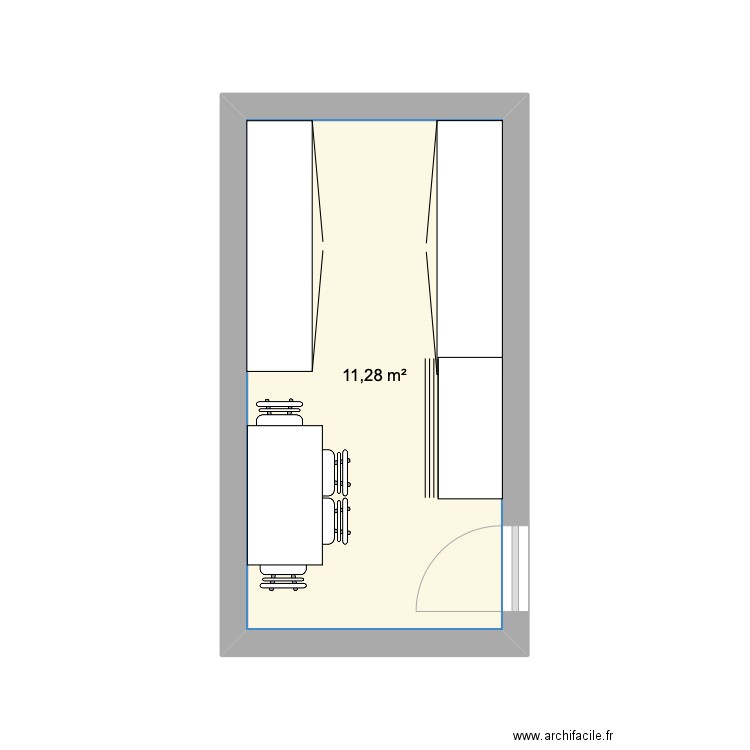 Cuisine. Plan de 0 pièce et 0 m2