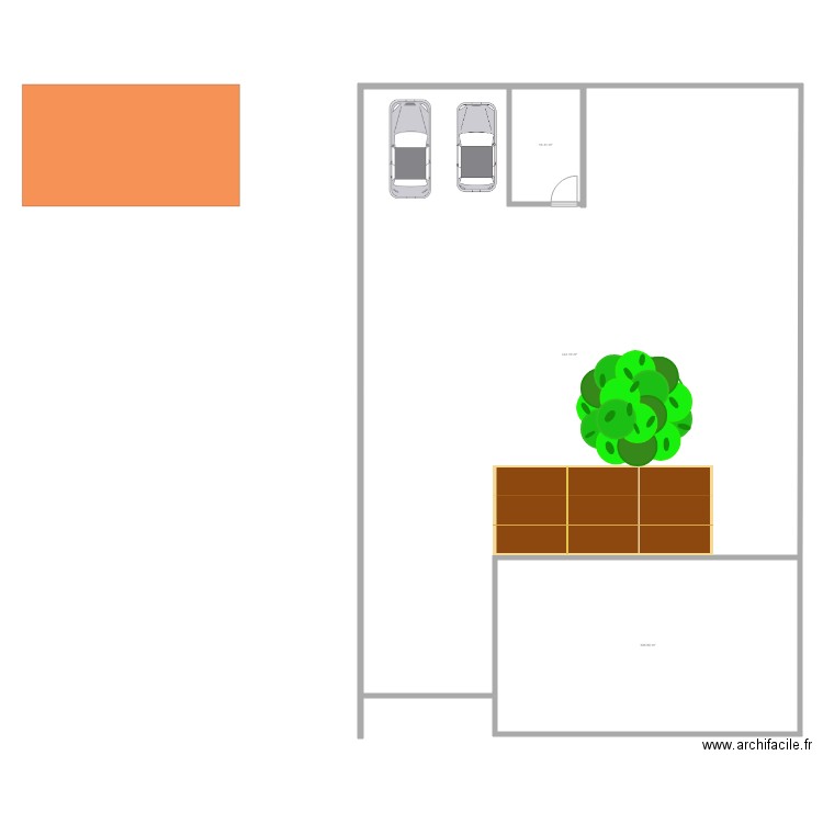 car port. Plan de 0 pièce et 0 m2