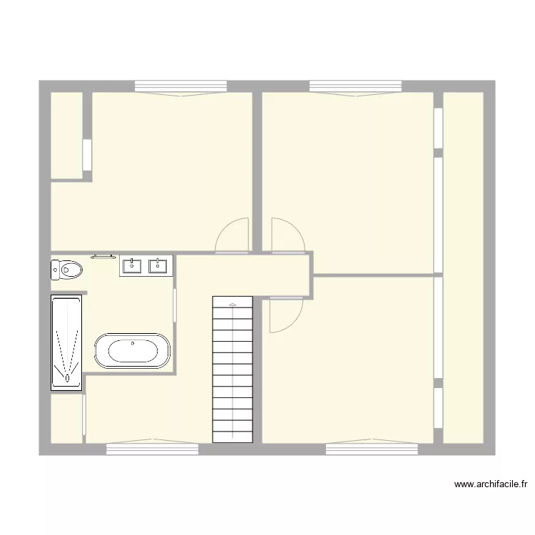cyvann 1er &eacute;tage. Plan de 