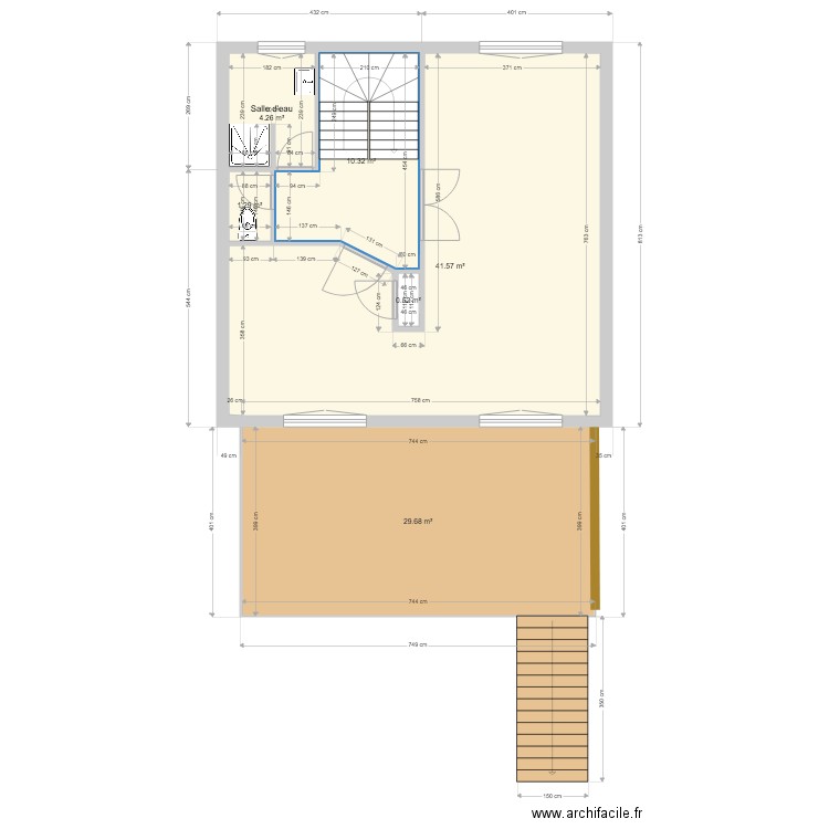 plan maison lecosquer2. Plan de 0 pièce et 0 m2