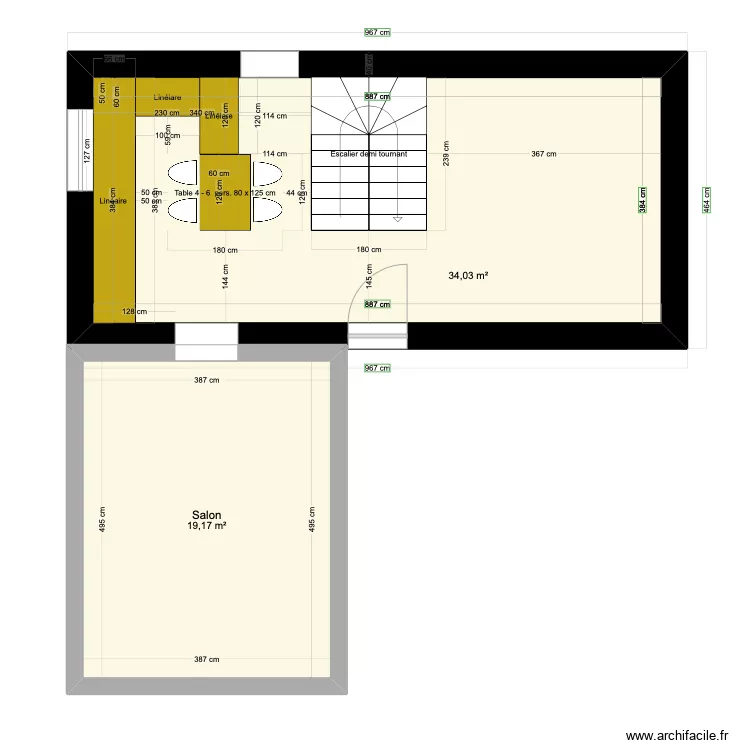 Pont l'Abb&eacute; P2. Plan de 