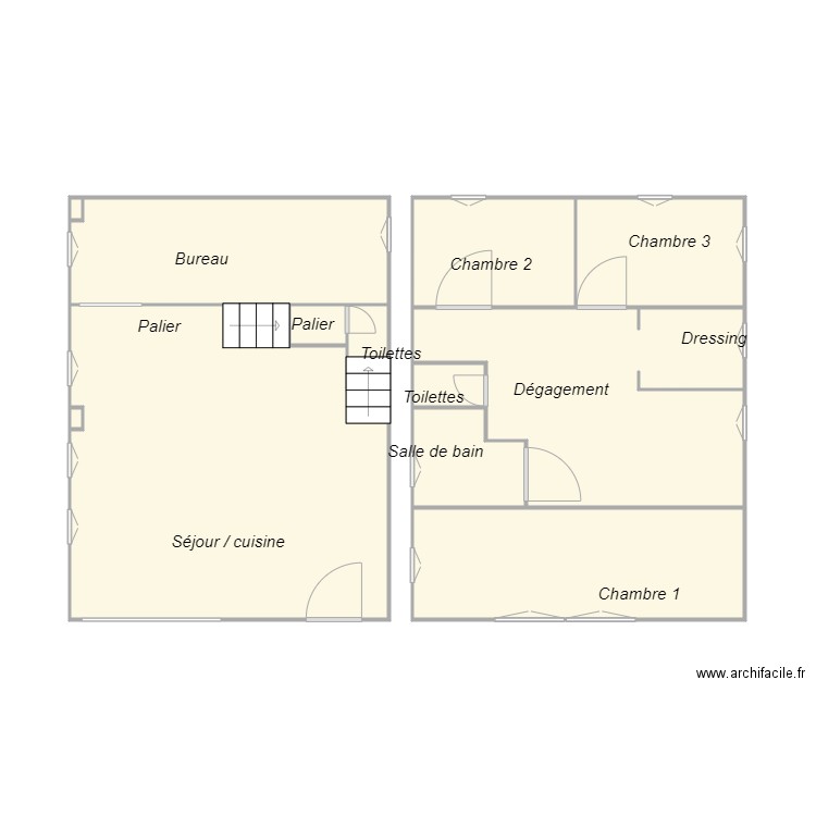 Croquis LAVERGNE. Plan de 0 pièce et 0 m2