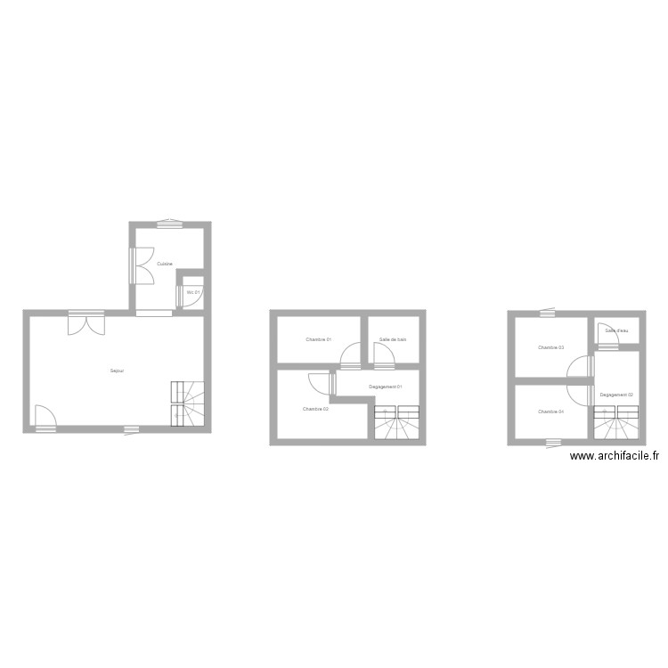 350601549. Plan de 11 pièces et 79 m2