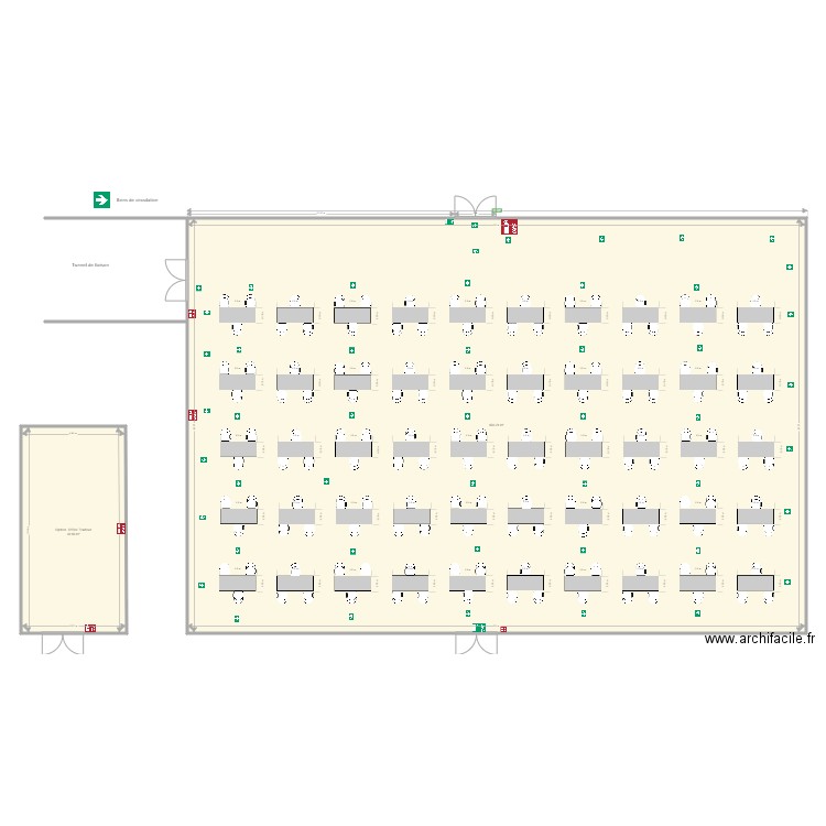 Restauration calais Aerodrome. Plan de 0 pièce et 0 m2