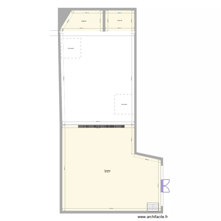 jardin Ariane . Plan de 