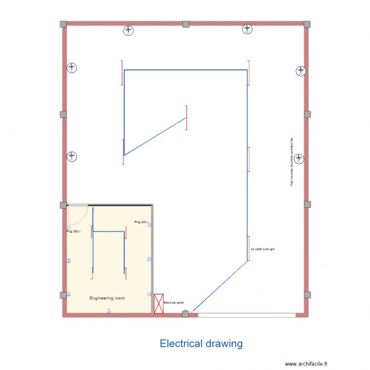 electrical design2. Plan de 0 pièce et 0 m2