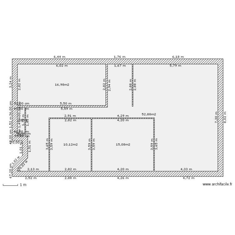 Plan. Plan de 0 pièce et 0 m2
