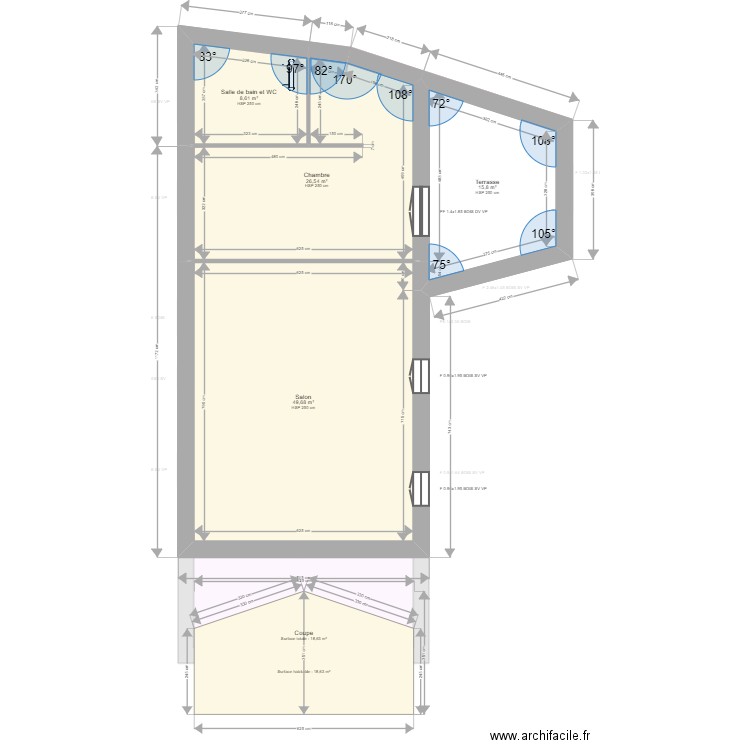 Rubio . Plan de 0 pièce et 0 m2