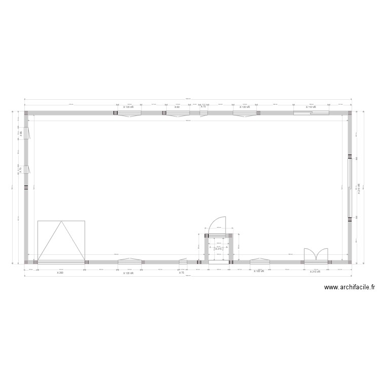 PELESTOR ELEVATION. Plan de 2 pièces et 120 m2