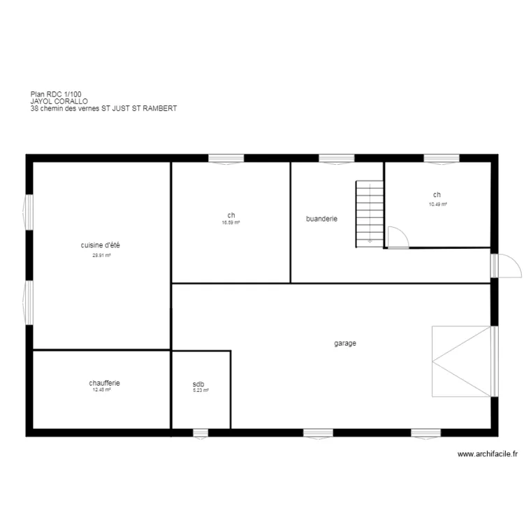 plan CORALLO st Just St R. Plan de 