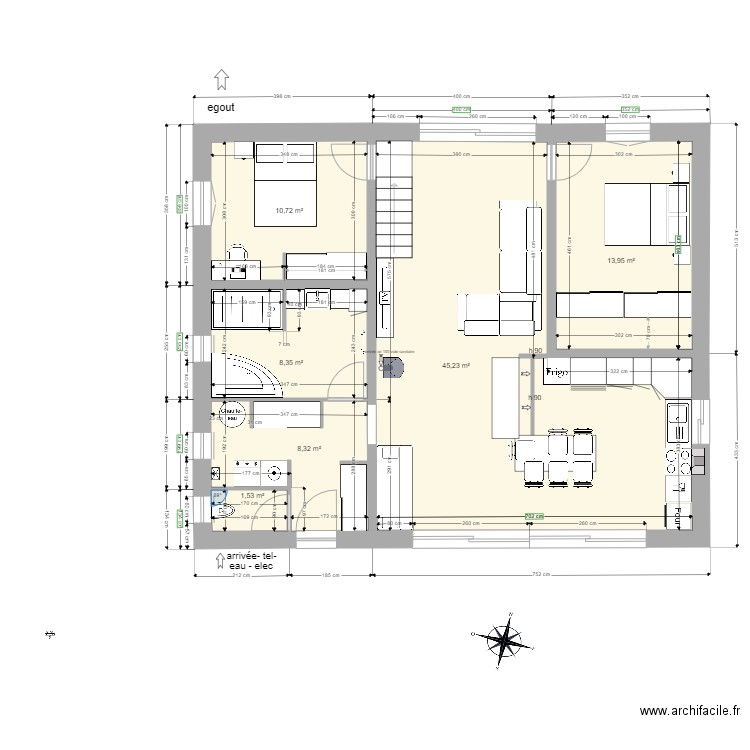 233. Plan de 0 pièce et 0 m2