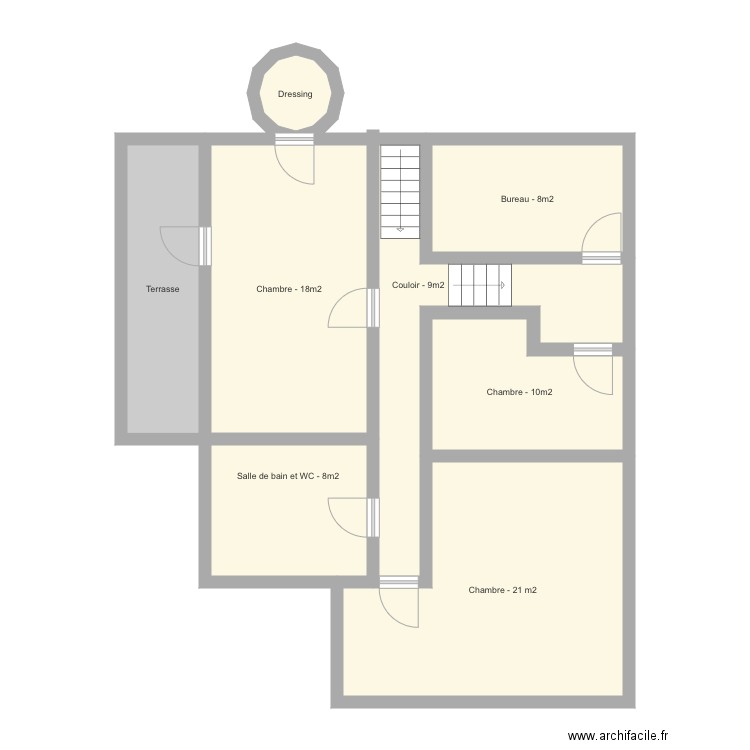 MauriceBellacEtage. Plan de 0 pièce et 0 m2